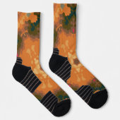 レトロマンダラオレンジアンドイエロー ソックス (右)