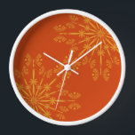 レトロマンダラパパイヤウッドフレーム時計 壁時計<br><div class="desc">20代、50代、60代、70代のインスピレーションを得て、このデザインを作った。マッシュアップはどうだ？私のオリジナルデジ楽しむタルレトロマンダラスを願う！</div>