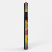 レトロマンダラフラワーイエローオレンジと紫 Case-Mate iPhoneケース (裏面/右)