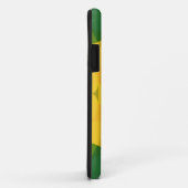 レトロマンダラフラワーグリーンとイエロー Case-Mate iPhoneケース (裏面/右)