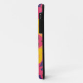 レトロマンダラフラワーピンク紫と黄色 Case-Mate iPhoneケース (裏面/左)