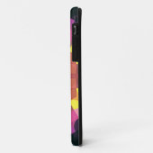 レトロマンダラフラワーピンク黄色と緑 Case-Mate iPhoneケース (裏面/左)