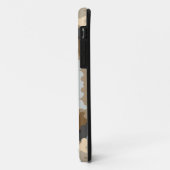 レトロマンダラフラワーブラウン&タン Case-Mate iPhoneケース (裏面/左)
