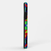 レトロマンダラフラワーレッドグリーンとブルー Case-Mate iPhoneケース (裏面/右)