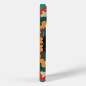 レトロマンダラブルーオレンジアンドレッド Case-Mate iPhoneケース (裏面 / 右)