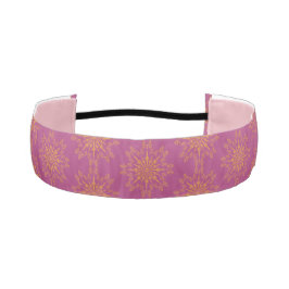 レトロマンダラボイセンベリーヘッドバンド（2サイズ） アスレチックヘッドバンド