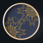 レトロマンダラミッドナイトウッドフレーム時計 壁時計<br><div class="desc">20代、50代、60代、70代のインスピレーションを得て、このデザインを作った。マッシュアップはどうだ？私のオリジナルデジ楽しむタルレトロマンダラスを願う！</div>