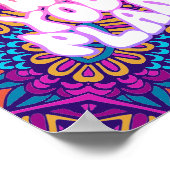 レトロマンダラ開花が植えられている場所 ポスター (角)