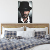 レトロマン喫煙 キャンバスプリント (インサイチュ (寝室))