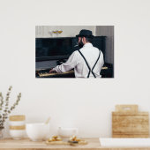 レトロマン遊ズのピアノと喫煙 ポスター (キッチン)