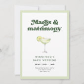 レトロマーガアンドマトリモニーバチェロレッテ週末 招待状 (正面)