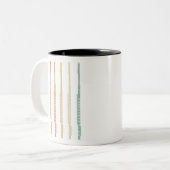 レトロマーチングバンドフルートプレミアムTシャツ – ZzWKO.pn ツートーンマグカップ (正面左)