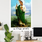 レトロマートルビーチガイ ポスター (ホームオフィス)