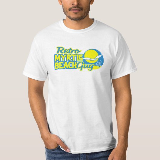 レトロマートルビーチガイ Tシャツ (正面)