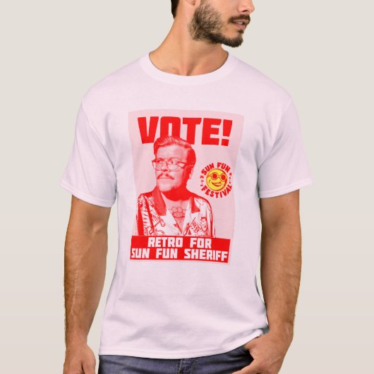 レトロマートルビーチガイ Tシャツ (正面)
