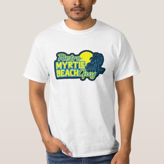 レトロマートルビーチガイ Tシャツ (正面)