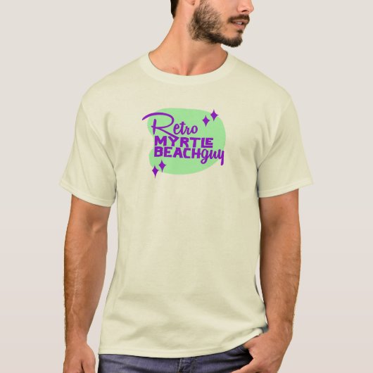 レトロマートルビーチガイ Tシャツ (正面)