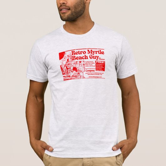 レトロマートルビーチガイ Tシャツ (正面)