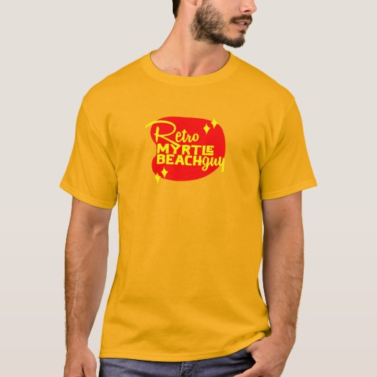 レトロマートルビーチガイ Tシャツ (正面)