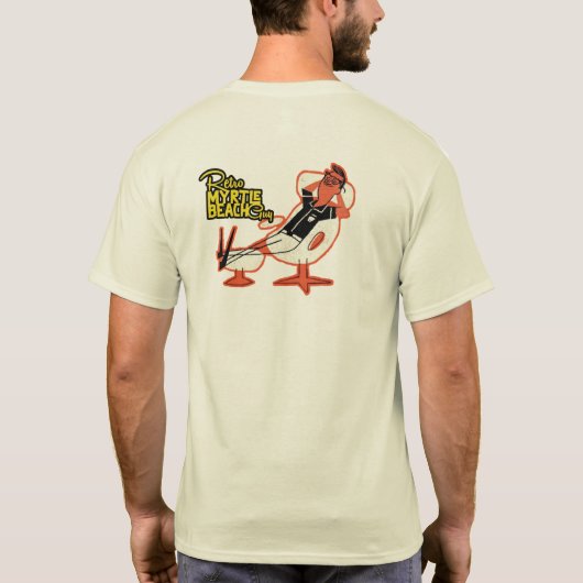 レトロマートルビーチガイ Tシャツ (裏面)