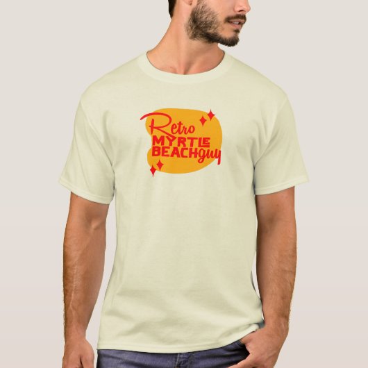 レトロマートルビーチガイ Tシャツ (正面)