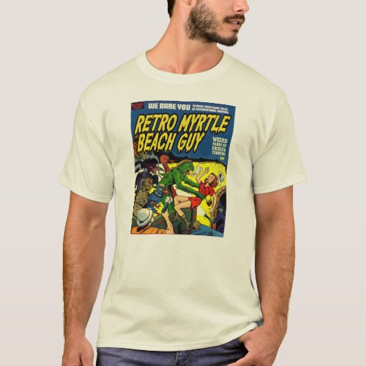 レトロマートルビーチガイ Tシャツ (正面)