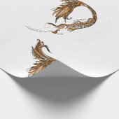 レトロマーメイドラッピング紙 ラッピングペーパー (角)