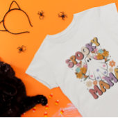 レトロマ不気味マ幽霊ハロウィーン80sヴィベ tシャツ