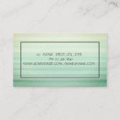 レトロミキサーフラワーストライプズグラデーションベーカリー 名刺 (裏面)