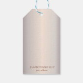 レトロミキサーフラワーズグリッタードリップベーカリー ギフトタグ (裏面)