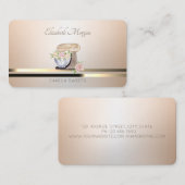 レトロミキサーフラワーズベーカリー発光 名刺 (正面/裏面)