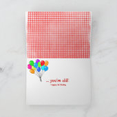 レトロミキシングボウル誕生日 カード (内部)