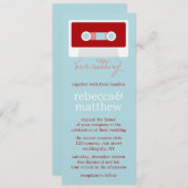 レトロミキステープ結婚ス 招待状 (正面/裏面)