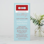 レトロミキステープ結婚ス 招待状 (スタンド正面)