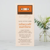 レトロミキステープ結婚ス 招待状 (スタンド正面)