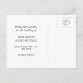 レトロミスター&ミスターSuit Tieゲイ日付ポストカードの保存 案内ポストカード (裏面)