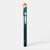 レトロミスティックウォーターフォール iPhone 16ケース (左側面)