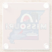 レトロミズーリシルエット ガラスコースター (裏面)