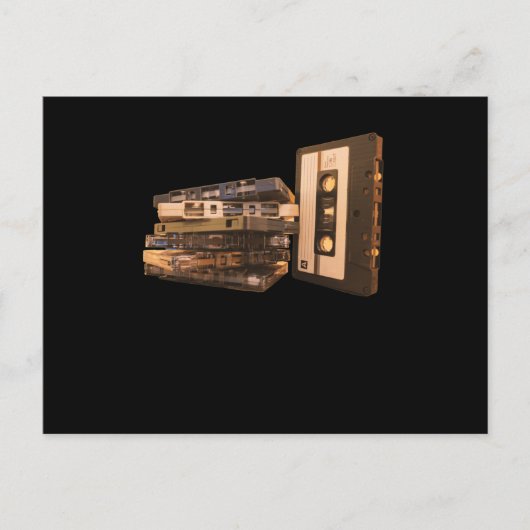 レトロミックステープ旧校音楽 ポストカード (正面)