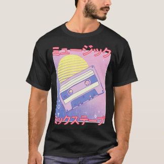 レトロミックステープ80sのVaporwaveの美日本のしさ Tシャツ