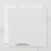 レトロミッドセンチュリージオメトリックスターズアートデザイン カード (裏面)