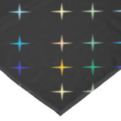 レトロミッドセンチュリージオメトリックスターズアートデザイン テーブルクロス (アングル)