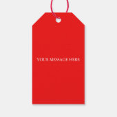 レトロミッドセンチュリースタイルナッツあなたについてバレンタイン ギフトタグ (裏面)