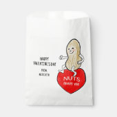 レトロミッドセンチュリースタイルナッツあなたについてバレンタイン フェイバーバッグ (正面)
