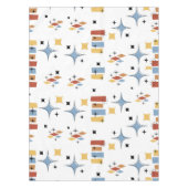 レトロミッドセンチュリースターバスト テーブルクロス (正面)