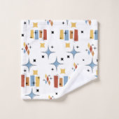 レトロミッドセンチュリースターバスト バスタオルセット (ウォッシュタオル)