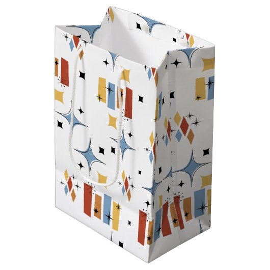 レトロミッドセンチュリースターバスト ミディアムペーパーバッグ (正面アングル)