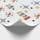 レトロミッドセンチュリースターバスト ラッピングペーパー (角)