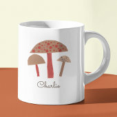 レトロミッドセンチュリーマッシュルームかわいいヴィンテージインスパイア- コーヒーマグカップ