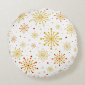 レトロミッドセンチュリーモダンアトミック・ラウンド ラウンドクッション (裏面)